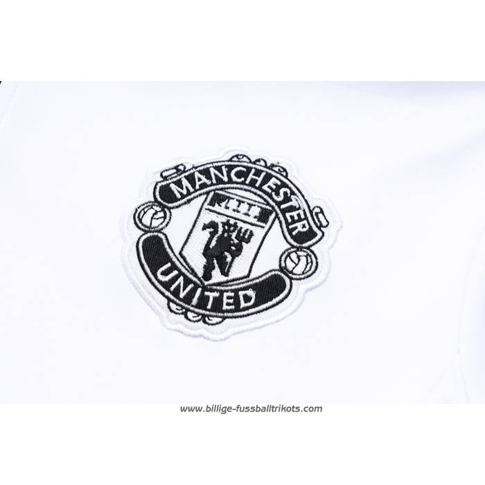 Sweatshirt Trainingsanzug Manchester United 2023/2024 WeiB